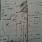 Detail plattegrondjes appartement A'dam